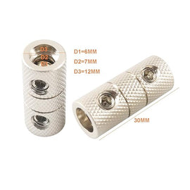 Heavy Duty 4(or 6) Gauge Butt Connectors Power Ground Cable Terminals Wire Butt Splices 2PCS with Dual Wall Heat Shrink Tubing