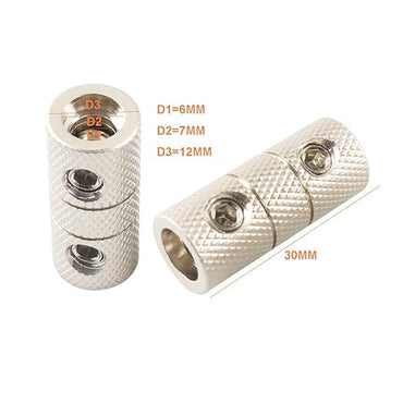 Heavy Duty 4(or 6) Gauge Butt Connectors Power Ground Cable Terminals Wire Butt Splices 2PCS with Dual Wall Heat Shrink Tubing